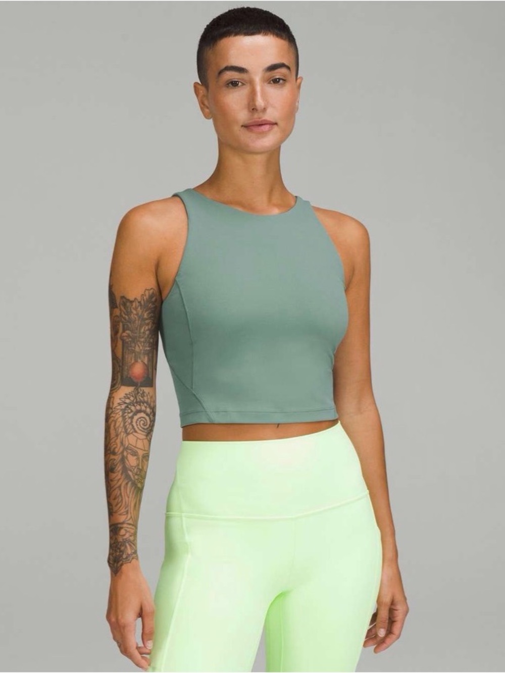 Lululemon Align High-Neck Tank Top Tidewater Teal Size 4